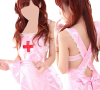 Sexy nurse outfit (dress, g-string, cap)