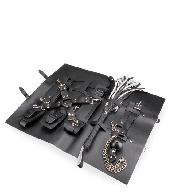 8 Piece Bdsm Set With Storage Case Love And Vibes